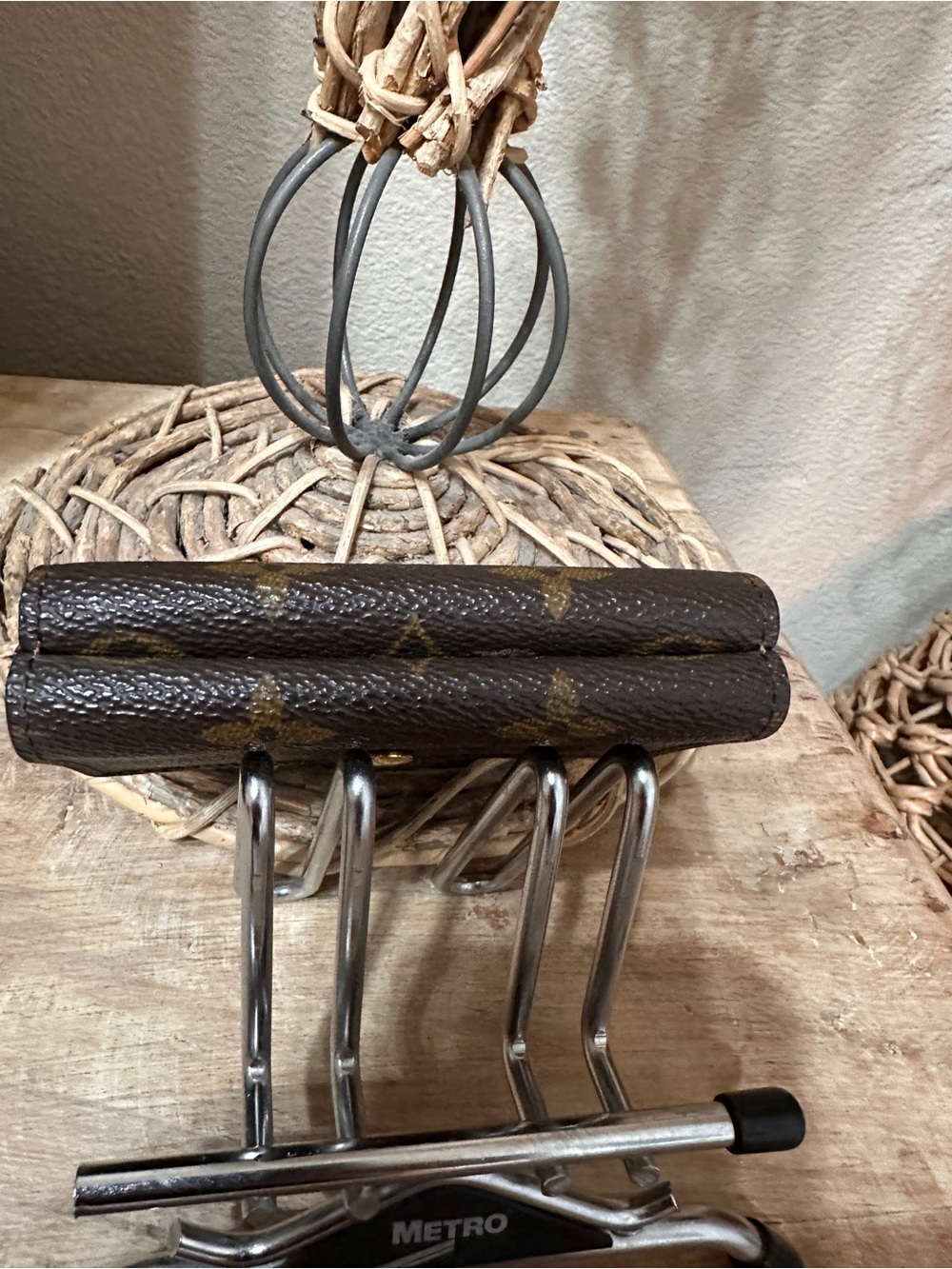 Louis Vuitton Brown & Gold Monogram Compact Wallet - Picture 12 of 14